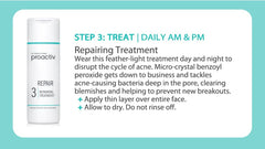 Proactiv Repair serum texture close-up highlights a gentle, penetrating formula.