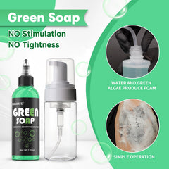 Proamate Green Tattoo Soap kit packaging shown with included foam bottle.