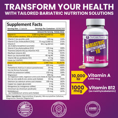 Close-up of ProCare Health 18 mg iron capsules for easy swallowing.