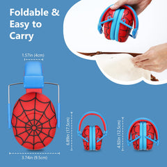 ProCase headphones fold compactly for easy travel and storage.