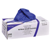 Procure disposable nitrile gloves 200 count with textured tips for secure grip.