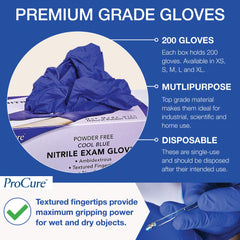 Procure nitrile gloves latex free and powder free for allergy friendly comfort.