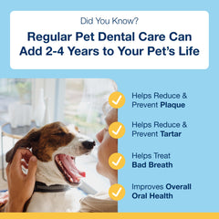 ProDen PlaqueOff Soft Chews breath-fresh visual cue for cleaner dog's breath.
