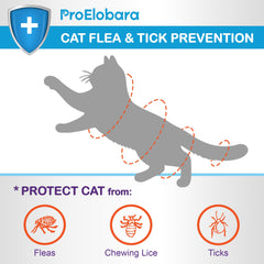 ProElobara topical flea and tick application-shoulder-blades demonstrates simple on-skin placement.