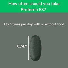 Proferrin ES label close-up indicating USA-made quality.