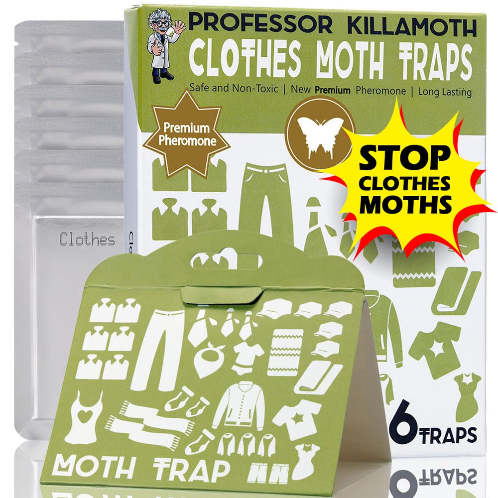 Professor Killamoth triple-strength traps in a pack for wardrobe protection