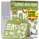 Professor Killamoth triple-strength traps in a pack for wardrobe protection