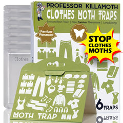 Professor Killamoth triple-strength traps in a pack for wardrobe protection