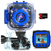PROGRACE pool toy underwater camera captures crisp 1080p action underwater.
