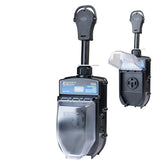 Progressive Industries EMS-PT50X front view, rugged outdoor RV surge protector for reliable power safety.