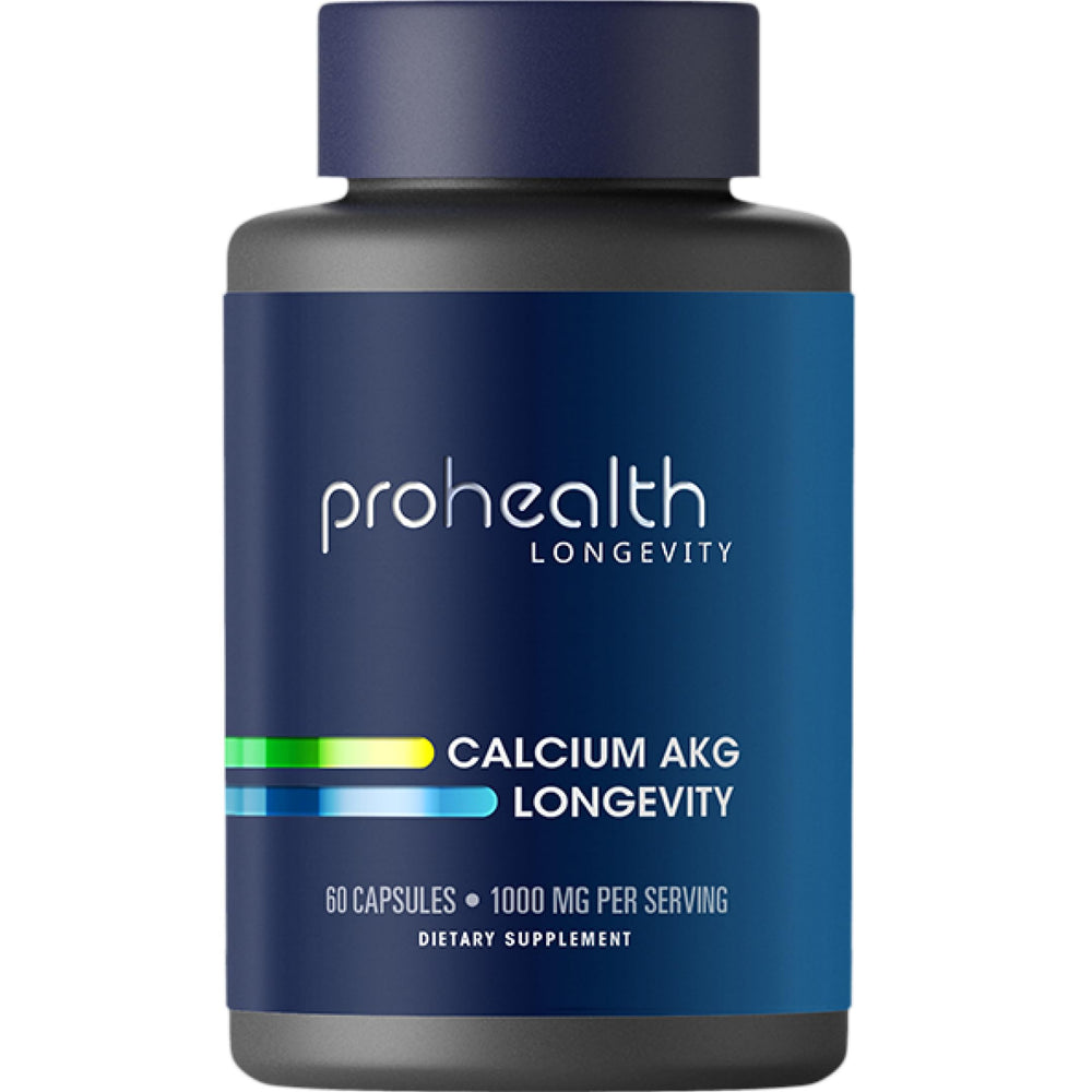 ProHealth Ca AKG bottle promoting energy balance support