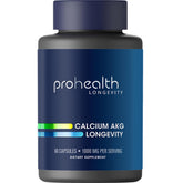 ProHealth Ca AKG bottle promoting energy balance support