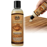 Project Papa Cutting Board Conditioner bottle pour, easy application.