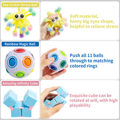 PROJOYOU mochi squishy variety showcases tactile textures for calm, distraction, and creativity