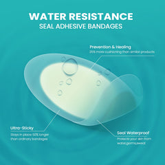Promifun hydrocolloid gel blister bandages for the toe offer waterproof adhesion