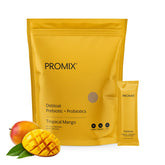 Promix Nutrition Debloat bottle close-up with a clean label for digestive support.