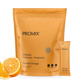 Promix Nutrition Debloat bottle shows gut-friendly support for bloating relief.