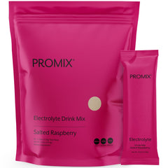 Promix Nutrition Raspberry electrolyte stick packet for convenient on-the-go hydration