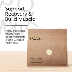 ProMix Nutrition vanilla vegan protein shake for smooth blending