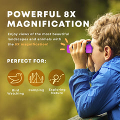 Promora binoculars central focus wheel makes alignment easy during nature explorations