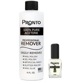 Pronto 8oz pure acetone remover bottle for quick polish removal