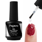 Pronto Quick Peel-Off Remover bottle for fast gel polish removal