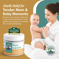 ProSeed Holistic Wellness lanolin on dry skin for deep hydration.