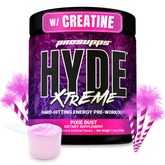 ProSupps Mr. Hyde Xtreme powder canister boosts energy and focus for workouts.