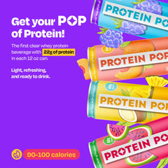 Protein Pop peach can offers a light, sugar-free option between meals.