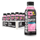 Protein2o Cotton Candy clear protein water bottle ready for hydration.