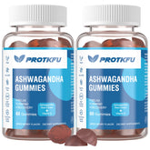ProTKFU Ashwagandha Gummies bottle with mixed berry flavor for daily calm.