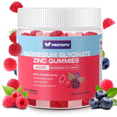 ProTKFU Magnesium Glycinate Gummies mixed berry bottle for convenient daily wellness