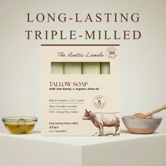 PROVENCE ESSENTIALS The Rustic Lands raw honey and olive oil swirls highlight natural ingredients