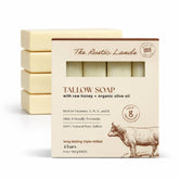 PROVENCE ESSENTIALS The Rustic Lands four-bar set on display highlighting everyday moisturizing