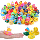 Prudiut 30pcs rubber ducks assorted pack for playful bath and decor