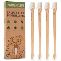 Brosse dentaire Prymal Pets double-face pour chiens et chats; nettoyage ciblé des dents.