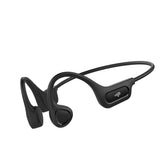 PSIER bone conduction headphones with open-ear design for safe outdoor listening during workouts