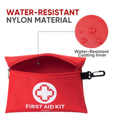 PTEROMY compact first-aid bag ready for car and travel use.