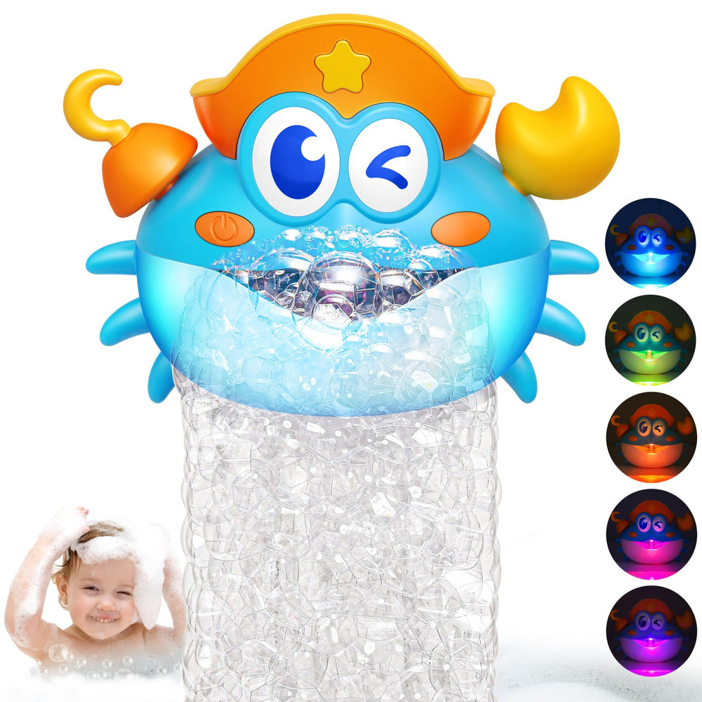 Puidapo bath bubble light show enhances bath time with a colorful LED display.