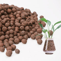 Pulovin LECA 10lbs bag ready for versatile hydroponic planting