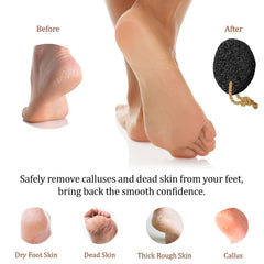Pumice Valley dry skin smoothing stone for soft feet.