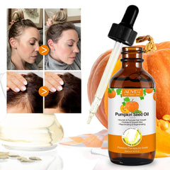 Scalp massage with pumpkin seed oil may support moisture and scalp comfort.