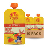 Pumpkin Tree Peter Rabbit Organic mango banana orange pouch pack for kids, convenient on-the-go nutrition.