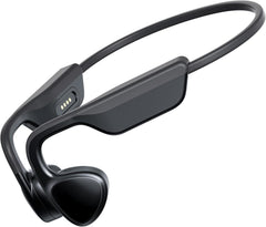 Pupabiflor open-ear headphones demonstrate a comfortable bone-conduction design for all-day wear.