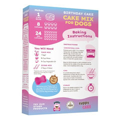 Puppy Cake baking in the oven creates a warm birthday aroma.
