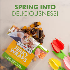 Pur Luv rawhide-free dog treats emphasize healthy, digestible snacking.