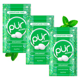 PUR Mints spearmint close-up for refreshing breath