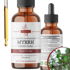Pura Herba myrrh liquid extract bottle for daily wellness