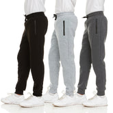 PURE CHAMP boys sweatpants in a three-pack with zip pockets for secure items