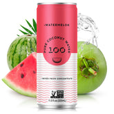 Pure Coconut Water 100 Watermelon bottle 11oz, refreshing hydration with natural electrolytes.